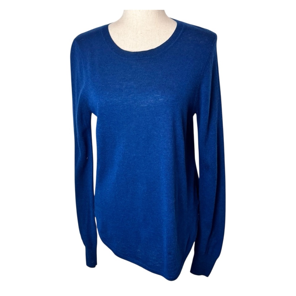 The Cashmere Project Blue size M high low pullover Sweater cozy